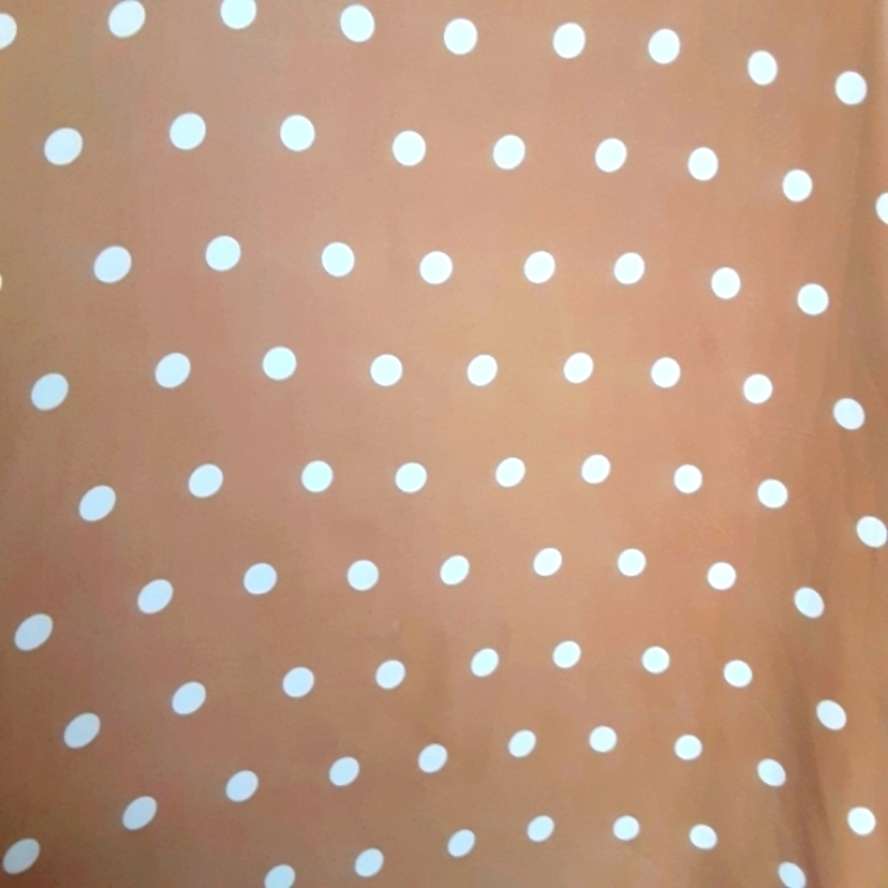 NWOT BB DAKOTA Deedra Duster Tan/Cream Dot - Picture 7 of 10